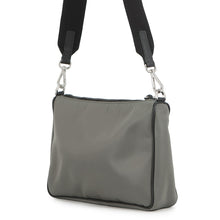 Load image into Gallery viewer, PRADA Triangle Logo Bicolor Shoulder Bag Gray/Black2VH113_064_F0H16 Nylon Leather