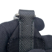 Load image into Gallery viewer, PRADA Triangle Logo Bicolor Shoulder Bag Gray/Black2VH113_064_F0H16 Nylon Leather