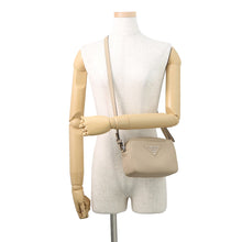 将图像加载到图库查看器中,PRADA Vitello Dino Shoulder Bag Sand1BH192_2DKV_F02YP_V_3OO Leather