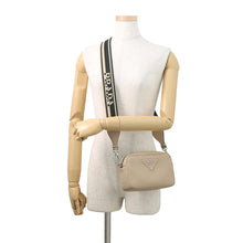 将图像加载到图库查看器中,PRADA Vitello Dino Shoulder Bag Sand1BH192_2DKV_F02YP_V_3OO Leather
