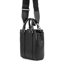 Load image into Gallery viewer, GUCCI GG Embossed 2-Way Handbag Black696010 Leather