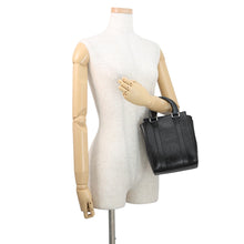 Load image into Gallery viewer, GUCCI GG Embossed 2-Way Handbag Black696010 Leather