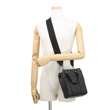 Load image into Gallery viewer, GUCCI GG Embossed 2-Way Handbag Black696010 Leather