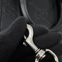 Load image into Gallery viewer, GUCCI GG Embossed 2-Way Handbag Black696010 Leather
