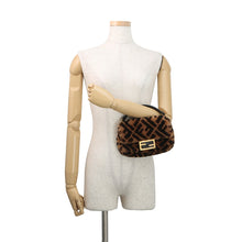 Load image into Gallery viewer, FENDI Zucca mamma bucket Brown/Black8BS017 A8HP Mouton Leather