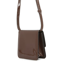将图像加载到图库查看器中,FENDI Calligraphy Shoulder Bag Brown8BT317 A5AU Patent Leather