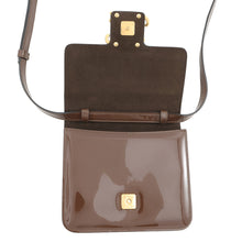 将图像加载到图库查看器中,FENDI Calligraphy Shoulder Bag Brown8BT317 A5AU Patent Leather
