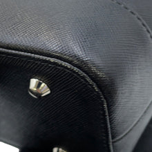 Load image into Gallery viewer, BURBERRY Nova Check Tote Bag Black Leather