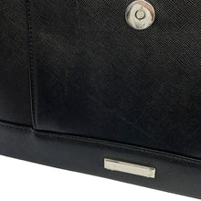 Load image into Gallery viewer, BURBERRY Nova Check Tote Bag Black Leather