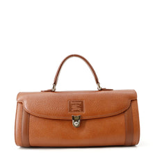 将图像加载到图库查看器中,BURBERRY Shadow Horse Nova Check Handbag Brown Leather