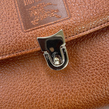 将图像加载到图库查看器中,BURBERRY Shadow Horse Nova Check Handbag Brown Leather