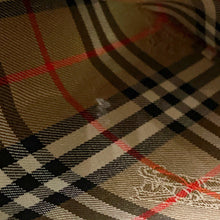 将图像加载到图库查看器中,BURBERRY Nova Check Shoulder Bag Black Leather Canvas
