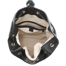 将图像加载到图库查看器中,GUCCI Soho Drawstring BagBackpack Black368587 493075 Leather