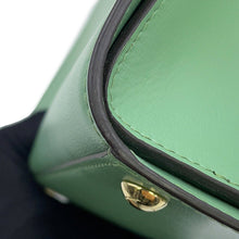 将图像加载到图库查看器中,Ferragamo Vala ribbon 2wayChainShoulder Bag Light Green21I282 Leather