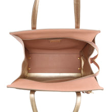 Load image into Gallery viewer, Ferragamo Amy Gancini Tote Bag Pink/Gold21F216 Leather