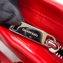 Load image into Gallery viewer, Ferragamo Cut-out Shoulder Bag Red214956 Leather