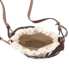 Load image into Gallery viewer, LOEWE Anagram Cutout Shoulder Bag BrownC922Y62X07 Leather Canvas