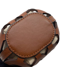 Load image into Gallery viewer, LOEWE Anagram Cutout Shoulder Bag BrownC922Y62X07 Leather Canvas