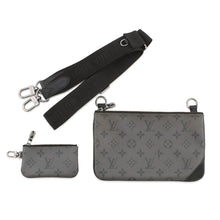 将图像加载到图库查看器中,LOUIS VUITTON Trio Messenger NoirM69443 Monogram Eclipse Monogram Eclipse Reverse