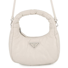 Load image into Gallery viewer, PRADA Nappa Handbag White1BA384 Leather