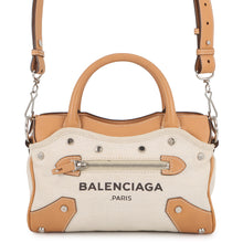 Load image into Gallery viewer, BALENCIAGA Belhara Brown/Natural419993 9260 Leather Canvas