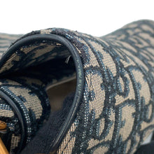 Load image into Gallery viewer, Dior Oblique Saddlebag Navy/BeigeM0447CTZQ_M928 Canvas Leather Size Mini