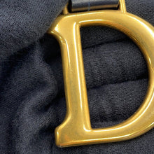 Load image into Gallery viewer, Dior Oblique Saddlebag Navy/BeigeM0447CTZQ_M928 Canvas Leather Size Mini