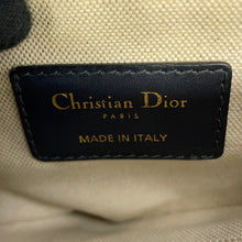 Load image into Gallery viewer, Dior Oblique Saddlebag Navy/BeigeM0447CTZQ_M928 Canvas Leather Size Mini