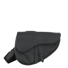 将图像加载到图库查看器中,Dior Saddle Crossbody Bag Black Leather