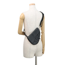 Load image into Gallery viewer, Dior Saddle Crossbody Bag Black Leather