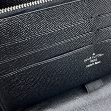 将图像加载到图库查看器中,LOUIS VUITTON Zippy Organizer NoirN63077 Damier Graphite