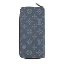 将图像加载到图库查看器中,LOUIS VUITTON Zippy wallet Vertical NavyM80423 Monogram Shadow