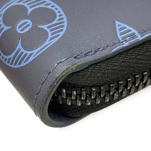 将图像加载到图库查看器中,LOUIS VUITTON Zippy wallet Vertical NavyM80423 Monogram Shadow