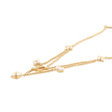 Load image into Gallery viewer, LOUIS VUITTON LV Flora Gram NecklaceM00981 Gold Plated Resin
