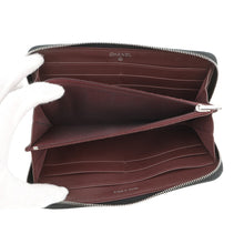 Load image into Gallery viewer, CHANEL Matelasse Classic Long Zip Wallet BlackAP0242 Caviar Leather