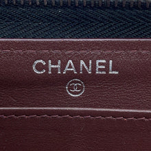Load image into Gallery viewer, CHANEL Matelasse Classic Long Zip Wallet BlackAP0242 Caviar Leather
