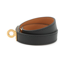 Load image into Gallery viewer, HERMES Kelly Bracelet Size S Black Swift Leather