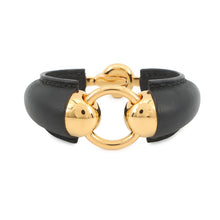 Load image into Gallery viewer, HERMES Epure Eskettle Bracelet Black Swift Leather