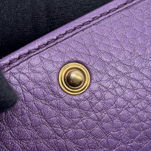 Load image into Gallery viewer, GUCCI Continental wallet Purple245739 496085 Leather