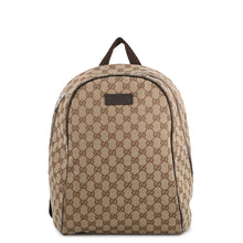 将图像加载到图库查看器中,GUCCI GG Canvas Backpack Beige/Brown449906 493075 GG Canvas Leather