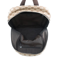 将图像加载到图库查看器中,GUCCI GG Canvas Backpack Beige/Brown449906 493075 GG Canvas Leather