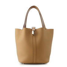 将图像加载到图库查看器中,HERMES Picotin Lock Biscuit Taurillon Clemence Size MM
