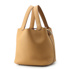 将图像加载到图库查看器中,HERMES Picotin Lock Biscuit Taurillon Clemence Size MM