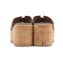 Load image into Gallery viewer, HERMES Eze 30 Sandals Natural Leather cork Size 36