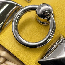 Load image into Gallery viewer, HERMES Medor Picnic Bangle Size T2 Lime Swift Leather Rattan
