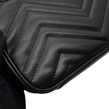 将图像加载到图库查看器中,GUCCI GG Marmont Small Shoulder Bag Black446744 Leather Size Small