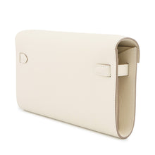 Load image into Gallery viewer, HERMES Kelly wallet long to go Craie Epsom