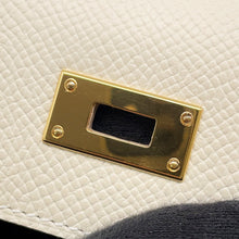 Load image into Gallery viewer, HERMES Kelly wallet long to go Craie Epsom