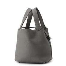 Load image into Gallery viewer, HERMES Picotin Lock Gris Meyer Taurillon Clemence Size PM