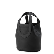 Load image into Gallery viewer, HERMES in-the-loop Tote Bag Black Taurillon Clemence Swift Leather Size 18